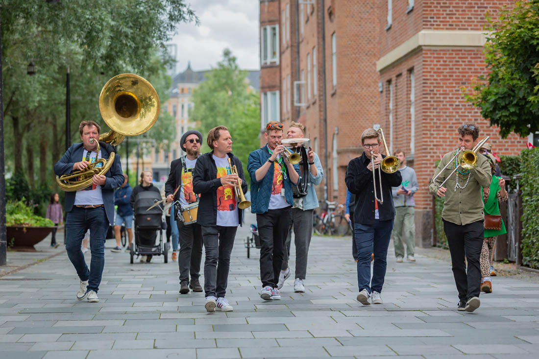 Street Parade – Aarhus Jazz Festival Brass Band (DK) - Photo: Poul Nyholm