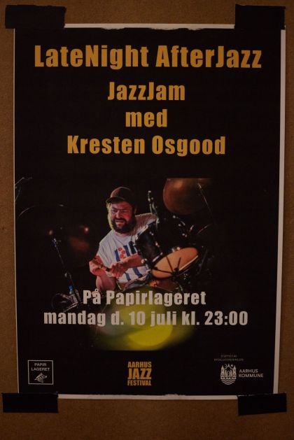 LateNight AfterJazz med Kresten Osgood - Papirlageret - 10/07/2023 - Fotograf: Jørgen Nielsen