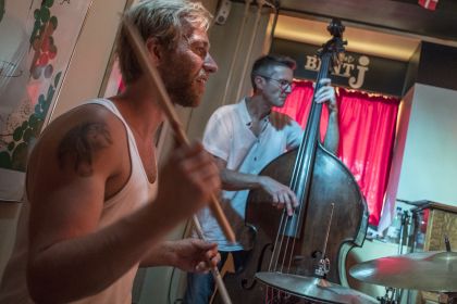Bent J Jazz Jam ? Kristoffer Lysgaard - Bent J - Den Gamle By - 13/07/2018 - Fotograf: Bo Petersen