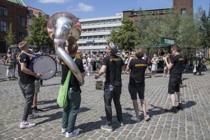 Street Parade ? Aarhus Jazz Festival Brass Band - Rådhusparken Aarhus - 13/07/2019 - Fotograf: Bo Petersen