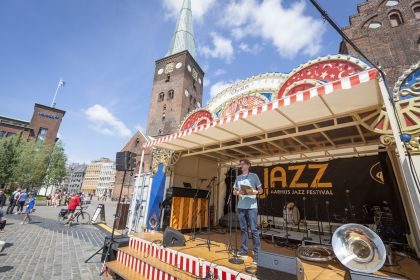 Aarhus Jazz Festival Brass Band ? officiel åbning - Bispejazz - Bispetorvet - 13/07/2019 - Fotograf: Poul Nyholm