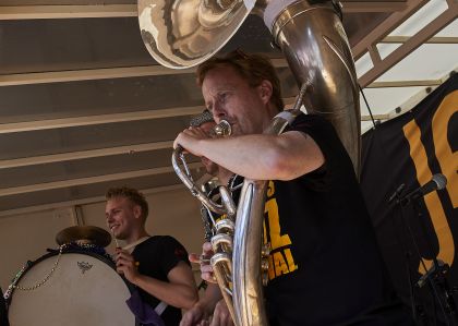 Aarhus Jazz Festival Brass Band ? officiel åbning - Bispejazz - Bispetorvet - 13/07/2019 - Fotograf: Jørgen Nielsen