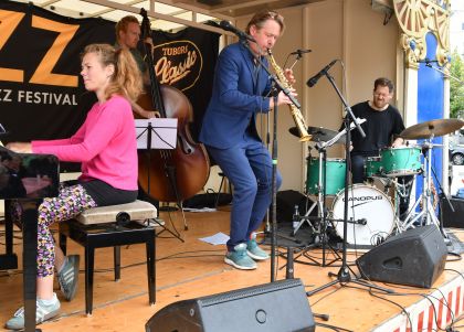 Løvdal/Windfeld Quartet - Bispejazz - Bispetorvet - 19/07/2019 - Fotograf: Henning Espersen