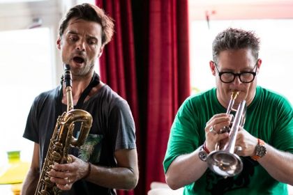 Marc Ducret SHOUT - Trio - Erlings Jazz- & Ølbar - 12/07/2021 - Fotograf: Hreinn Gudlaugsson