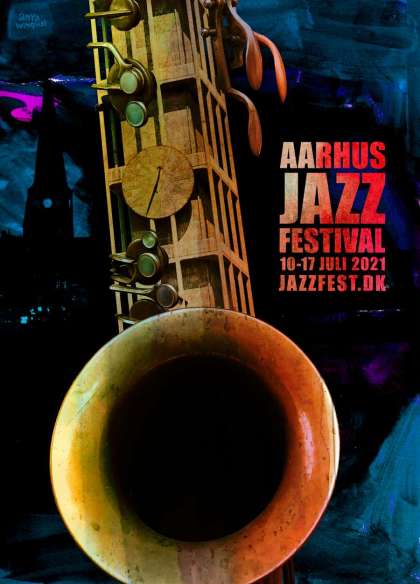 Plakaten til Aarhus Jazz Festival 2021 er klar